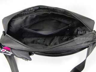   pocket Nylon black shoulder bag purse durable sundries A4 size  