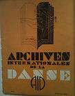 1933 INTERNATIONAL DANCE ARCHIVE photos ills article Di