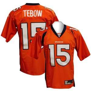 Reebok Denver Broncos Tim Tebow Youth Orange Alternate Premier Jersey 