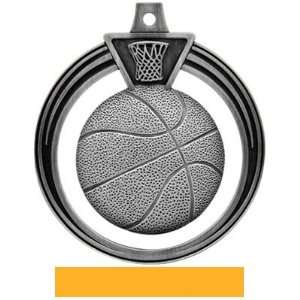  Hasty Awards, 2.5 Eclipse Custom Basketball Medals SILVER 