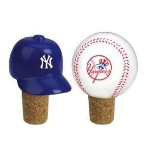   New York Yankees MLB Wine Bottle Cork Set (2.25): Sports & Outdoors