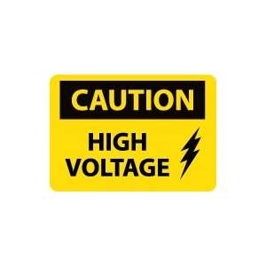  OSHA CAUTION High Voltage Safety Sign: Home Improvement