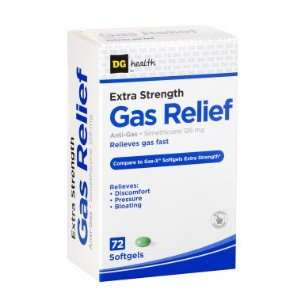  DG Health Gas Relief   Softgels, 72 ct Health & Personal 