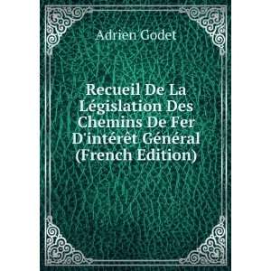   Des Chemins De Fer DintÃ©rÃªt GÃ©nÃ©ral (French Edition