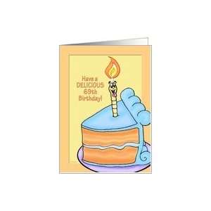  Tasty Cake Humorous 69th Birthday Card Card Toys & Games