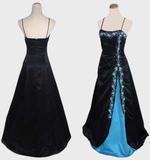 BLONDIE NITES $200 Black Prom Ball Formal Gown NWT  