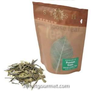 Stash Premium Organic Green Loose Tea, 50g:  Grocery 