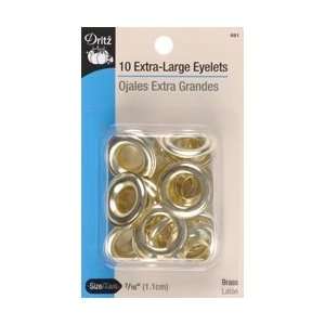  Dritz Eyelet Refills 7/16 10/Pkg Brass 661 35; 3 Items 