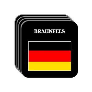  Germany   BRAUNFELS Set of 4 Mini Mousepad Coasters 
