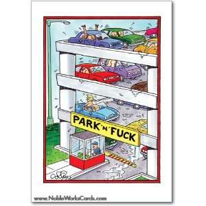  Funny Valentines Day Card Park N F..K Humor Greeting 