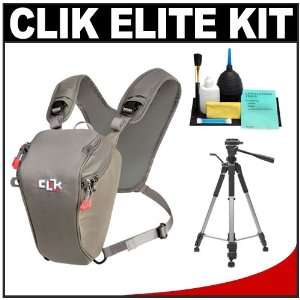  Clik Elite Large ChestPack Digital SLR Camera Case (Gray 