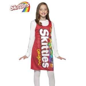  Skittles Candy Tank Dress Child Halloween Costume Size 10 