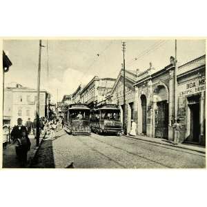  1906 Print Brazil Sao Paulo Rua Joao Civilians Trolley Architecture 