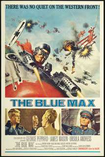 The Blue Max 1966 Original U.S. One Sheet Movie Poster  