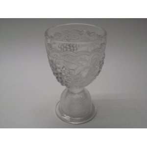  Grape Pattern Crystal Glass Egg Cup Hand Made in Pa 