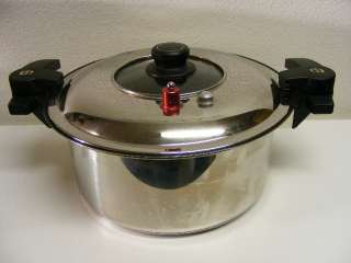 Ultrex Low Pressure Cooker NonStick 6 qt Pot Non Stick Stainless Steel 