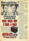 1950 Auto Lite Sta Ful Car Battery Fancy Pants Bob Hope Ad