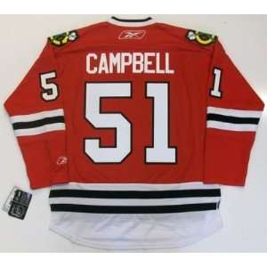  Brian Campbell Chicago Blackhawks Real Rbk Jersey Sports 