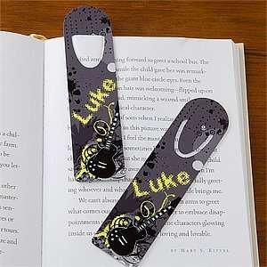 Personalized Bookmarks   Grey Guitar