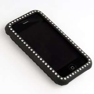  Iphone 3g 2nd Generation Diamond Skin Case Black 