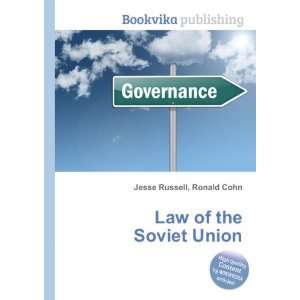  Law of the Soviet Union: Ronald Cohn Jesse Russell: Books