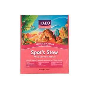  Halo Spots Stew Wild Salmon Adult Dry Dog Food 15 lb bag 