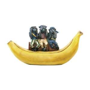   Industries 93 3254 Flipped Out Monkey Dish Statue
