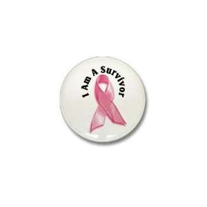  Cancer Survivor Breast cancer Mini Button by CafePress 