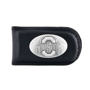  NCAA Ohio State Buckeyes Black Leather Magnet Concho Money 