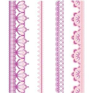  JustRite Stampers Cling Stamps   Lace Border