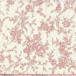  45 Wide Mary Rose Toile Cream Fabric By The Yard: Arts 