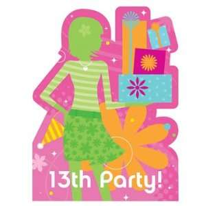  Birthday Style 13 Cutout Invitations (8 count) Toys 