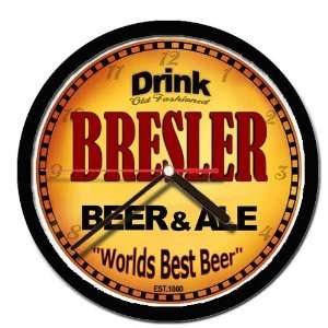  BRESLER beer and ale cerveza wall clock: Everything Else