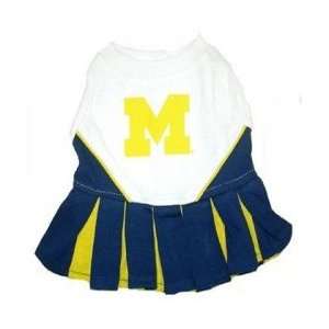  Michigan Wolverines Cheerleader Dog Dress