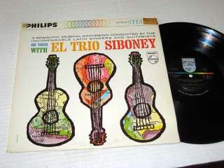 EL TRIO SIBONEY On Tour With El Trio Siboney PHILIPS Stereo VG++/NM 