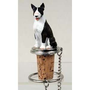  Bull Terrier Bottle Stopper (Brindle)