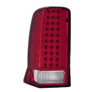 Cadillac Escalade Red/Clear With Lip LED Tail Light Assembly   (Sold 