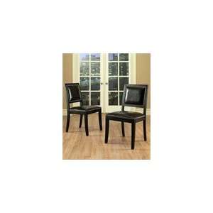  Abbyson Havana Dining Chair Set Of 2   Dark Brown