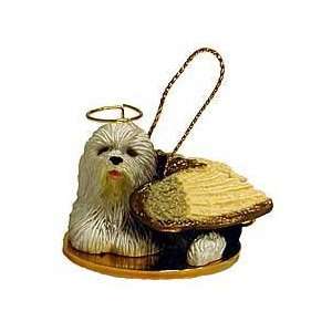  Old English Sheepdog Angel Christmas Ornament: Home 