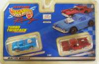 1999 Mattel T Bird & Corvette Slot Car Twinpack 96627  
