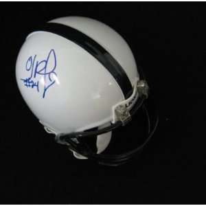  O.J. McDuffie Penn State Signed Mini Helmet PSA/DNA 