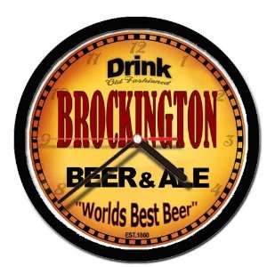  BROCKINGTON beer and ale cerveza wall clock: Everything 