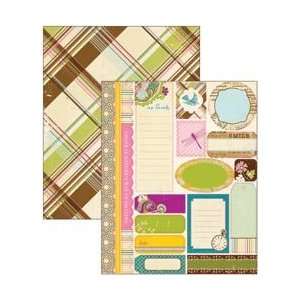   Tabloids Journaling Elements & Borders; 12 Items/Order: Arts, Crafts