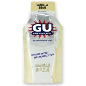  Vanilla Bean GU Energy Gel   Case of 24: Health & Personal 