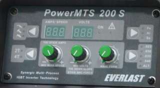 PowerMTS 200S SYNERGIC MIG TIG STICK 200a welder  