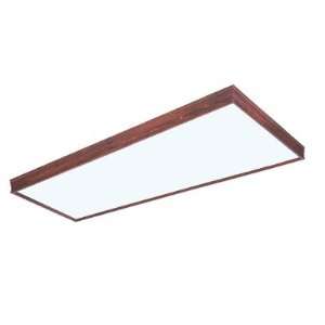  Fluorescent CTC2U3R8 Traditional Wood Frame 2 32 Watt U Bent T8 