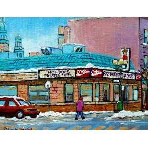   Spandau   16x24 inches   GREENSPOT RESTAURANT MONTREAL