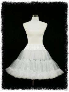 WHITE 50s PROM/PINUP/SWING 22 PETTICOAT/UNDERSKIRT  