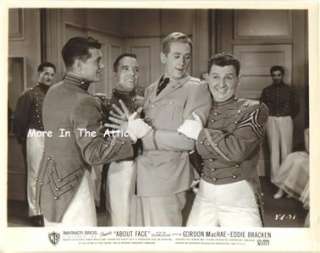 GORDON MacRAE EDDIE BRACKEN ORIG WB ABOUT FACE STILL  