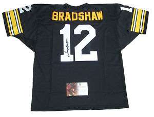 TERRY BRADSHAW SIGNED AUTO PITTSBURGH STEELERS JERSEY  